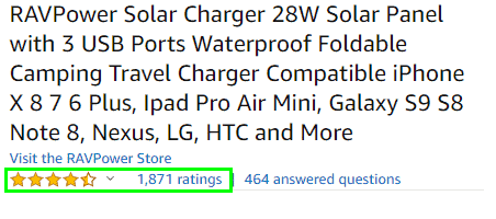 RAVPower Solar Charger Rewiews