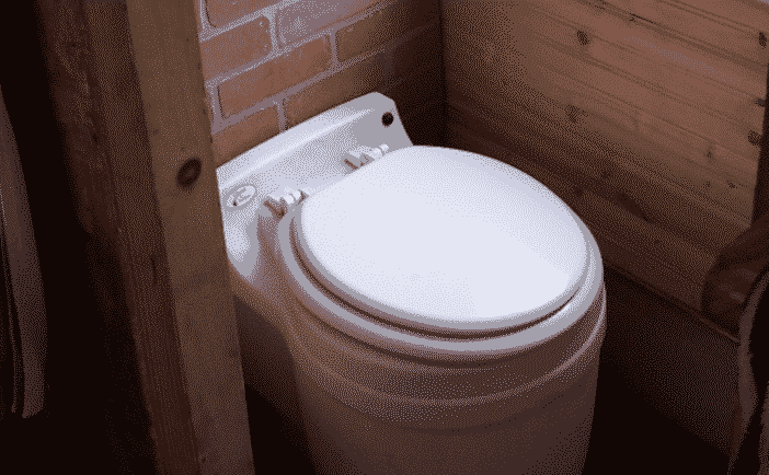 Self-sealing Cartridge Composting Toilet Dry flush 