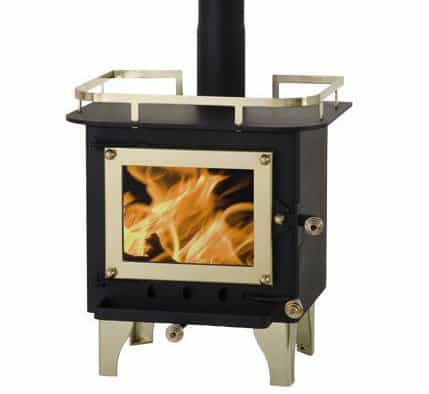 Mini Micro Small Wood Coal Log Burning Stove Peat Multifuel Burner Heater