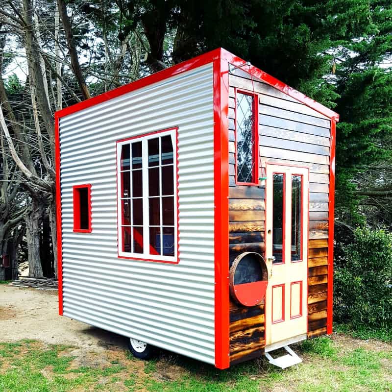 little red affordable tiny home