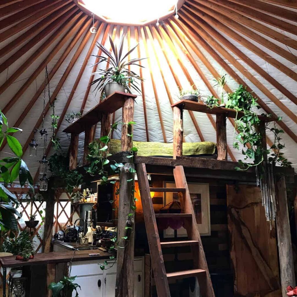 beautiful yurt