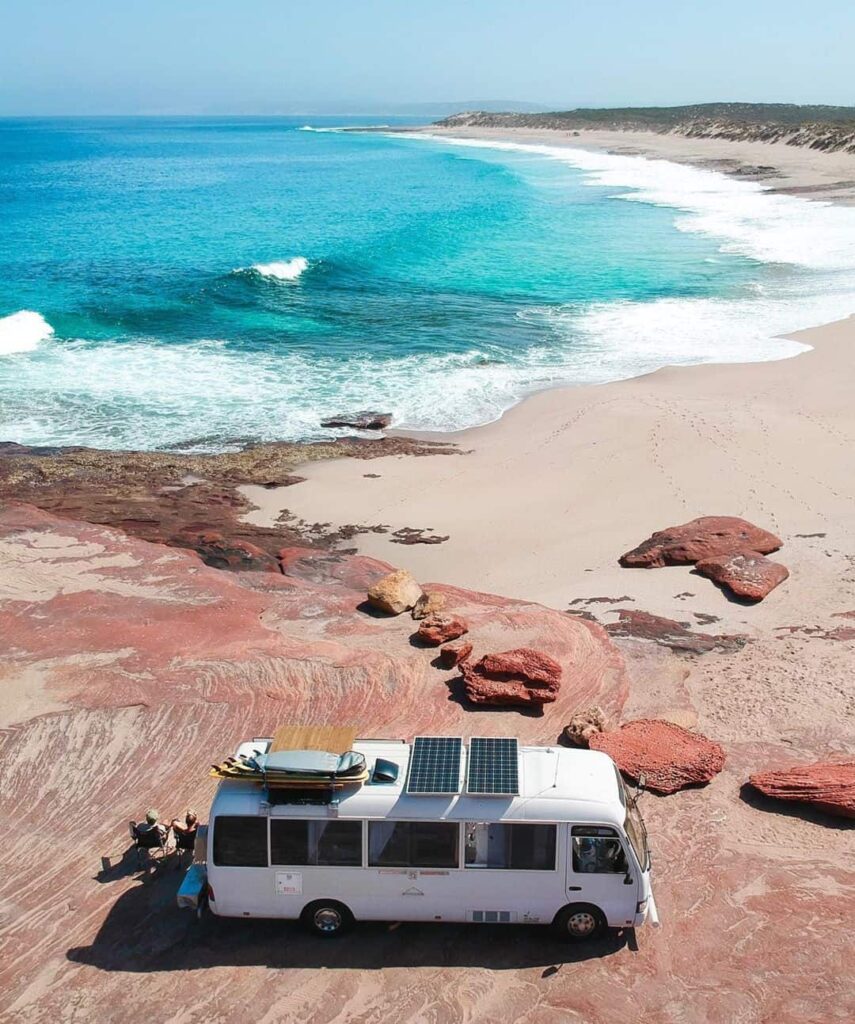 Saltie the bus #vanlife for surfing