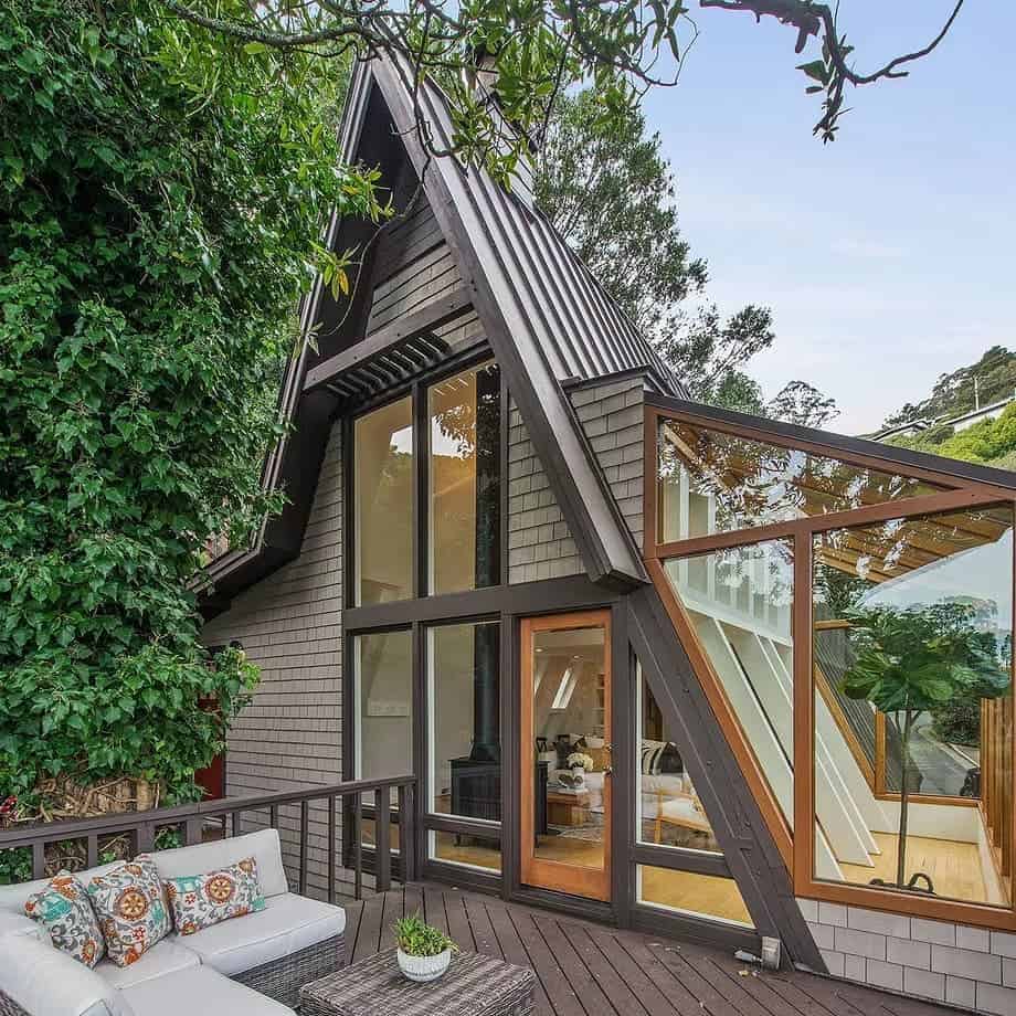 A-Frame designed tiny house