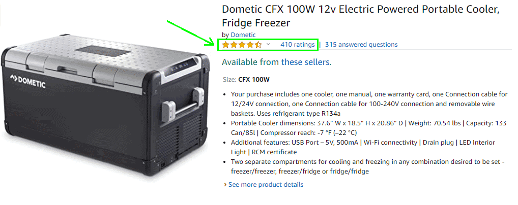 Dometic CFX3 100W Amazon Review