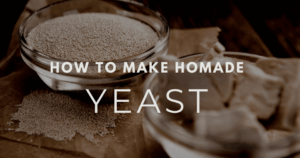 how make your own yeast
