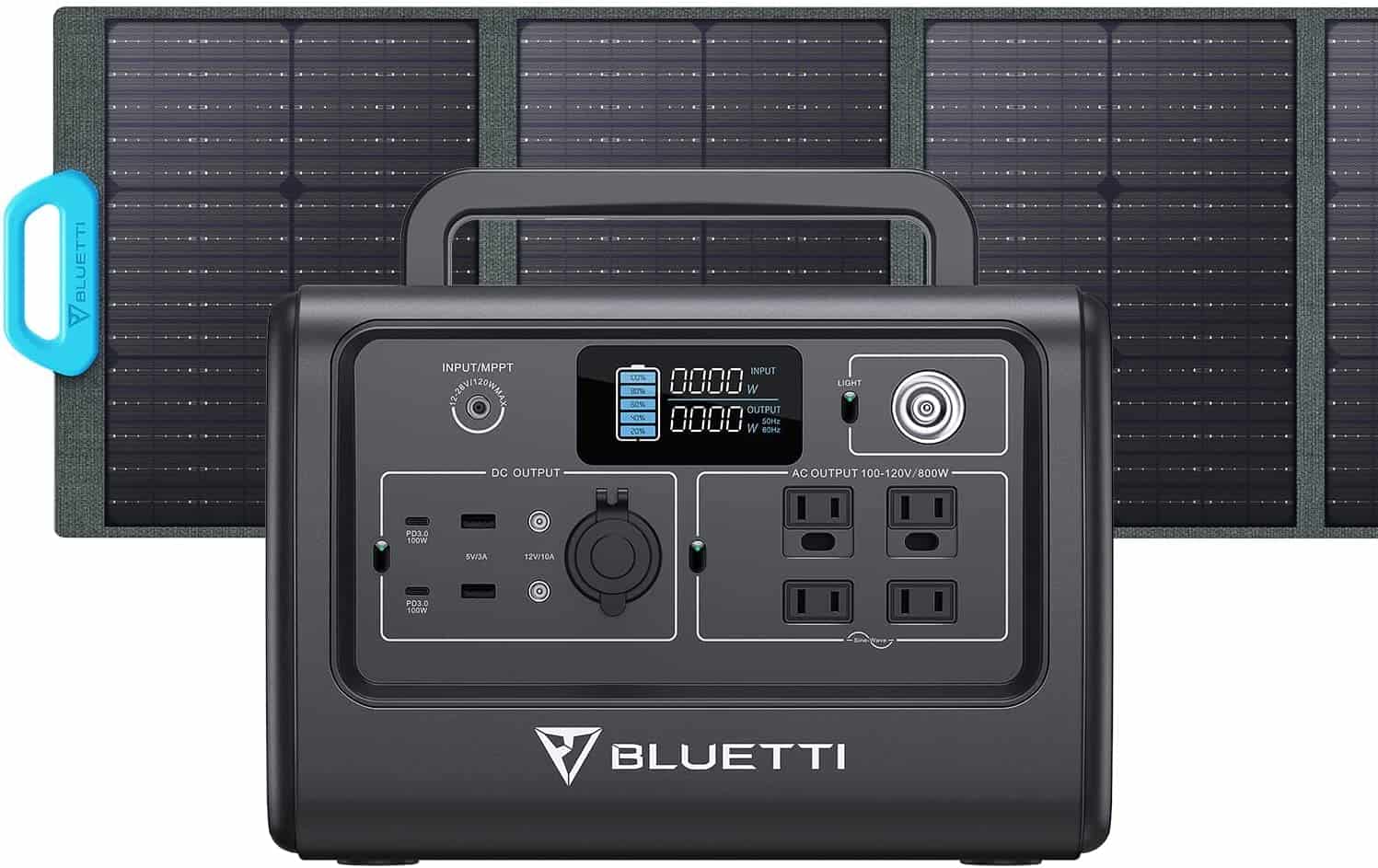 Bluetti 120 watt solar panel kit