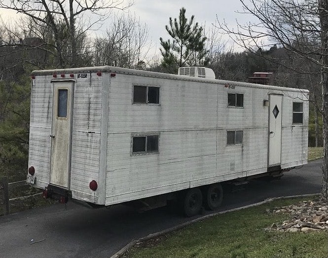 tiny home railroad car