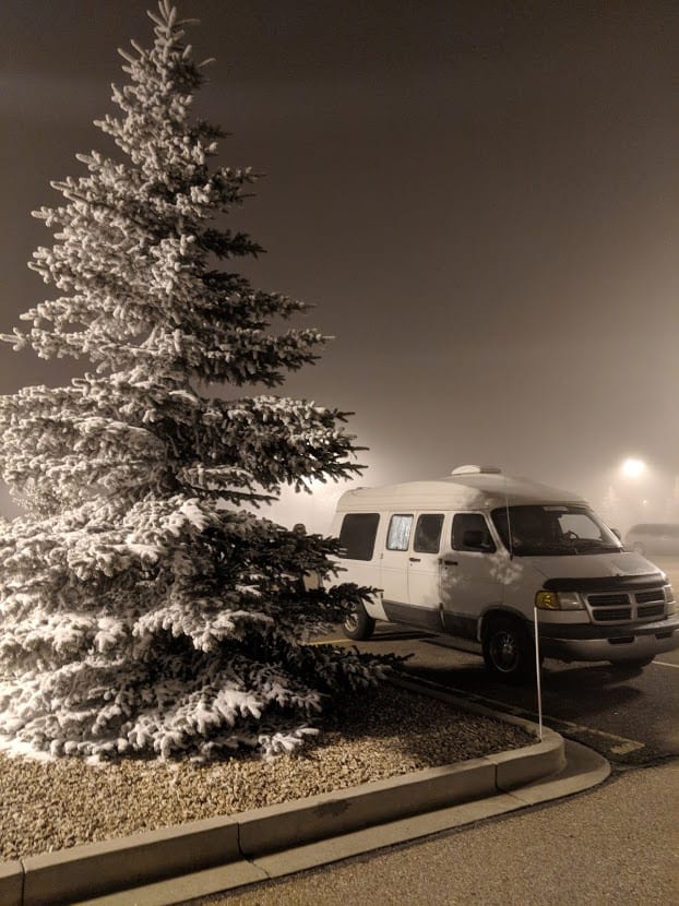 Vanlife winter