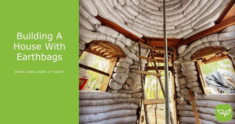 This image is the featured image and shows the inside of an earthbag house